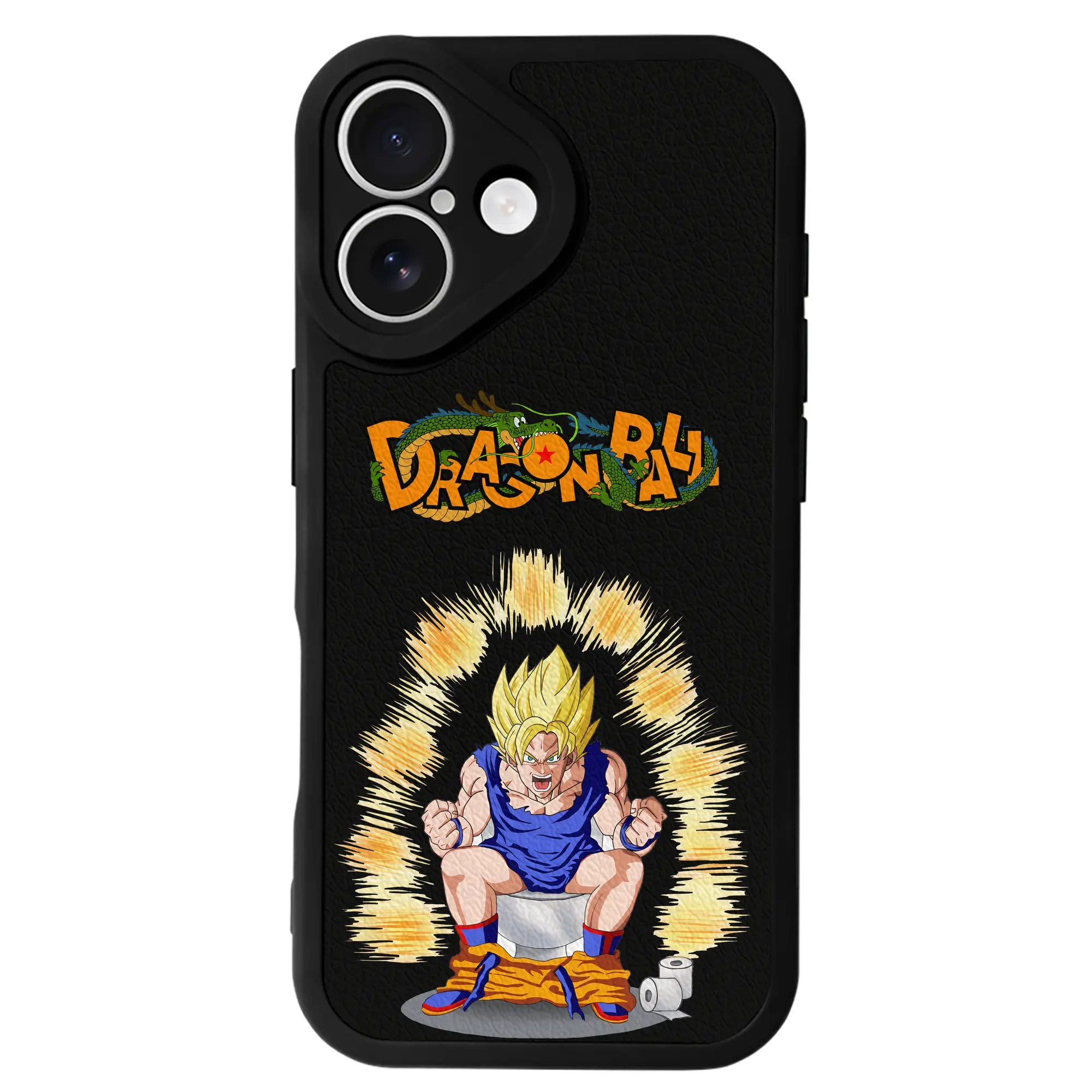 ドラゴンボール グッズ 孫 悟空 - IPhone 16シリーズ対応 ・ シリコンスマホケース ・ レザー調 ・ 高精度フィット ・ 耐衝撃 ・ ワイヤレス充電対応 ・ 精密カット